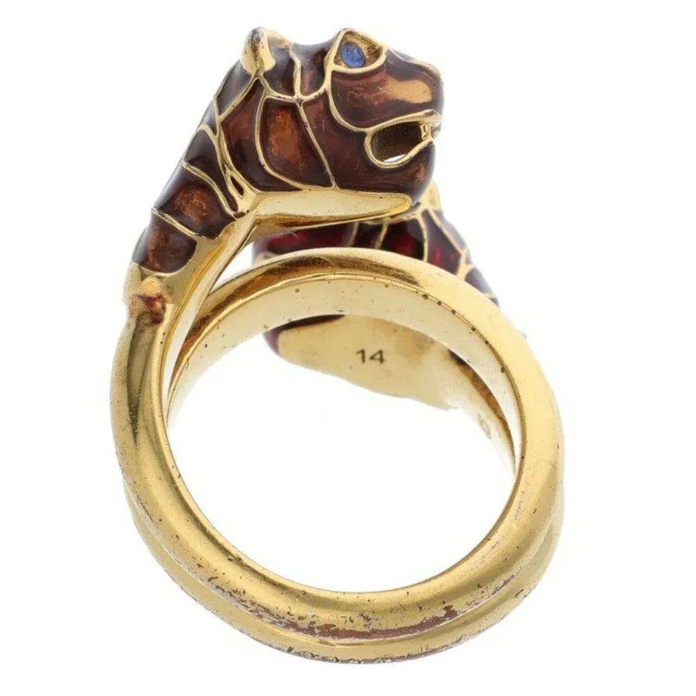 Gucci Garden Snake Ring 14 no 13.5 - Picture 5 of 5